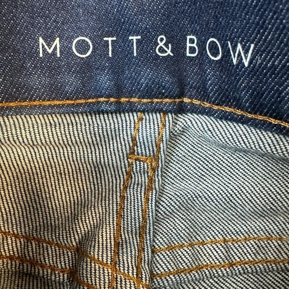 Mott & Bow Denim Boyfriend Dark Wash Jeans Womens Size 29 - Picture 7 of 8